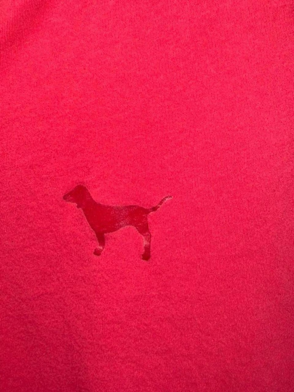 PINK Victoria’s Secret Pink Sleeveless Tank Top Medium Cutout Back Logo Tee - Picture 2 of 5